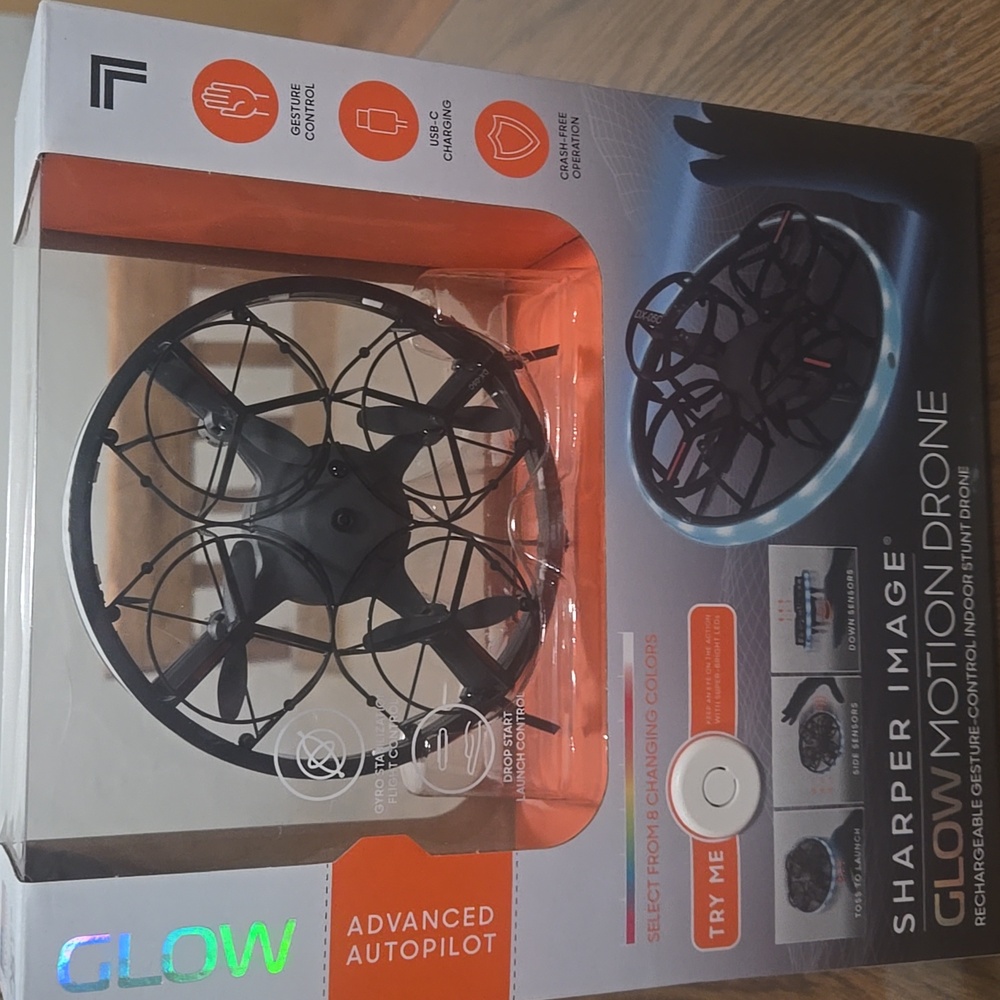 Sharper Image Glow Motion Drone